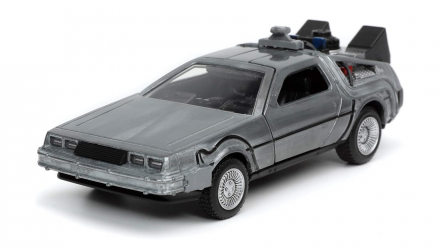 Машинка Jada Delorean DMC-12 Back to the Future 1 Time Machine 1:32 Silver - Retromagaz, image 1