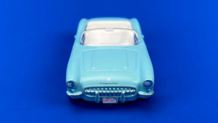 Машинка Базовая Hot Wheels 1956 Corvette Barbie The Movie Screen Time 1:64 HKK87 Light Blue - Retromagaz, image 4