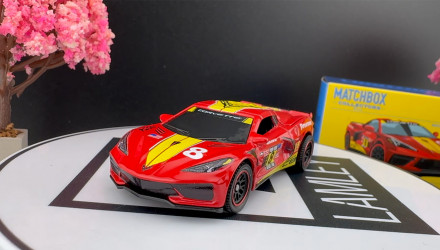 Машинка Premium Matchbox 2020 Chevy Corvette Collectors 1:64 JMX02 Red - Retromagaz, image 1
