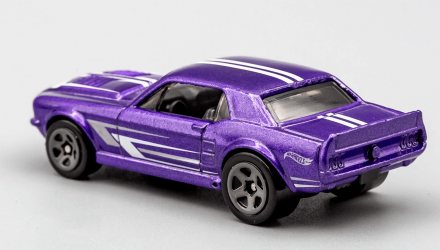 Машинка Базовая Hot Wheels '67 Ford Mustang Coupe Muscle Mania 1:64 GTB45 Purple - Retromagaz, image 3