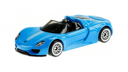 Машинка Базовая Hot Wheels Porsche 918 Spyder Porsche 1:64 GHD22 Blue - Retromagaz, image 3