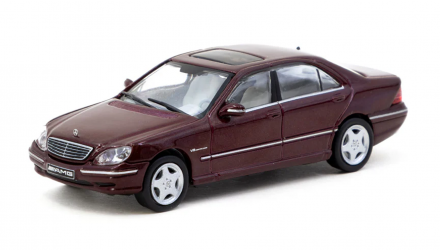 Машинка Premium Tarmac Works Mercedes-Benz S 55 AMG Bordeaux GLOBAL64 1:64 T64G-072-B0 Red - Retromagaz, image 1