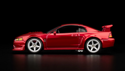 Машинка Premium Hot Wheels 2000 Ford Mustang SVT Cobra R Red Line Club RLC 1:64 JCP10 Red - Retromagaz, image 4