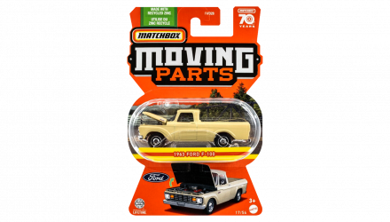 Тематическая Машинка Matchbox 1963 Ford F-100 Moving Parts 1:64 FWD28/HLG02 Tan - Retromagaz, image 1