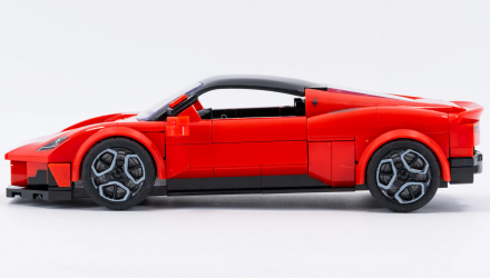 Конструктор Hot Wheels Brick Shop Speed Maserati MC20 250 деталей JFR90 Red - Retromagaz, image 3