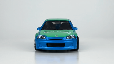 Тематическая Машинка Hot Wheels '99 Honda Civic Type R (EK9) Falken Speed Graphics 1:64 HRT09 Blue - Retromagaz, image 4