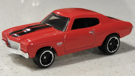 Машинка Базовая Hot Wheels '70 Chevelle SS Fast & Furious Screen Time 1:64 GHC78 Red - Retromagaz, image 2