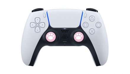 Накладки на Стіки 2шт RMC Cat Paw PlayStation 5 4 3 2 1 Xbox Series One 360 Switch 2 Pink White - Retromagaz, image 1