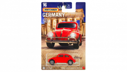 Тематична Машинка Matchbox 1962 Volkswagen Beetle Germany 1:64 GWL49/HPC62 Red - Retromagaz, image 1