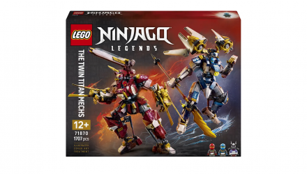 Конструктор Lego Без Фігурок Близнюки Роботи Титани Ninjago 71870 Новий - Retromagaz, image 1