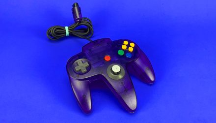 Геймпад Проводной Nintendo N64 NUS-005 Limited Edition Purple 1.8m Б/У - Retromagaz, image 1