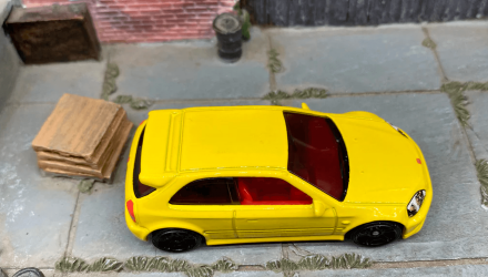 Машинка Базовая Hot Wheels '99 Honda Civic Type R (EK9) Hatchbacks 1:64 HCT98 Yellow - Retromagaz, image 3