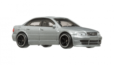 Машинка Premium Hot Wheels Audi S4 Quattro World Tour 1:64 HRV81 Silver - Retromagaz, image 4