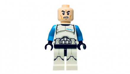 Фигурка Lego Республика Clone Trooper Lieutenant Phase 1 Printed Legs Star Wars sw0629 75085 Б/У - Retromagaz, image 4