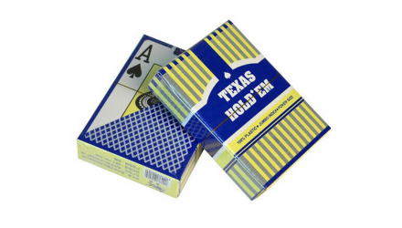 Карты Игральные Пластиковые Texas Holdem Blue - Retromagaz, image 1