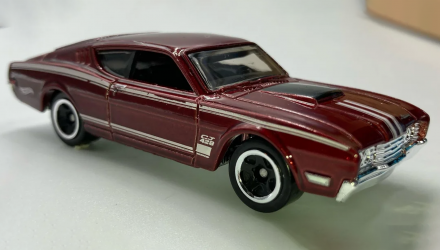 Машинка Базова Hot Wheels '69 Mercury Cyclone Muscle Mania 1:64 HYY61 Red - Retromagaz, image 1