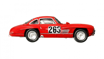 Машинка Premium Hot Wheels Mercedes-Benz 300 SL Jay Leno's Garage 1:64 HCK07 Red - Retromagaz, image 4