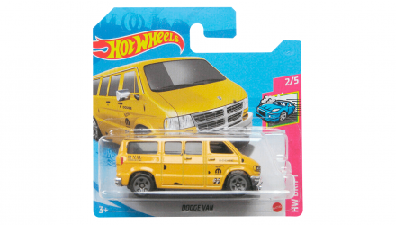 Машинка Базова Hot Wheels Dodge Van Drift 1:64 GTB84 Yellow - Retromagaz, image 1