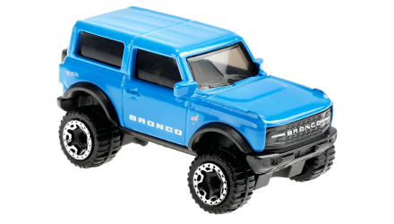 Машинка Базовая Hot Wheels '21 Ford Bronco Then and Now 1:64 GRX28 Blue - Retromagaz, image 2