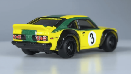 Машинка Premium Hot Wheels Mazda RX-3 Japan Historics 1:64 HRV84 Yellow - Retromagaz, image 2