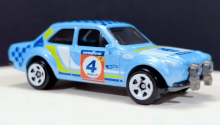 Машинка Базова Hot Wheels '70 Ford Escort RS1600 Rally Champs 1:64 HCV30 Light Blue - Retromagaz, image 2