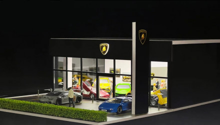 Диорама G-Fans Lamborghini Display Center 1:64 710034 Black - Retromagaz, image 2