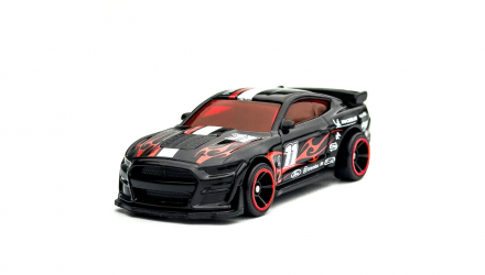 Машинка Базовая Hot Wheels 2020 Ford Mustang Shelby GT500 Nightspeed 1:64 JJK68 Black - Retromagaz, image 1