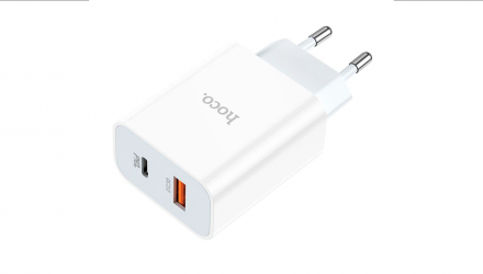 Зарядное Устройство Hoco C97A USB Type-C + USB White - Retromagaz, image 3