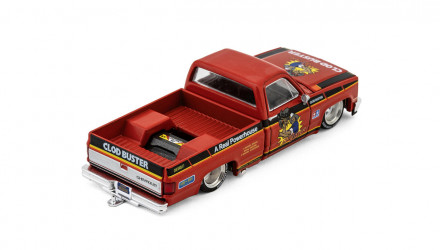 Машинка Premium Kaido House x MiNI GT Chevrolet Silverado TAMIYA x KAIDO HOUSE "Clod Buster" 1:64 KGMG130 Red - Retromagaz, image 2