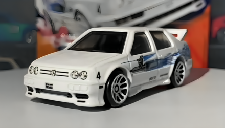 Тематическая Машинка Hot Wheels Volkswagen Jetta MK3 Decades of Fast & Furious 1:64 HNR88/HRW44 White - Retromagaz, image 2