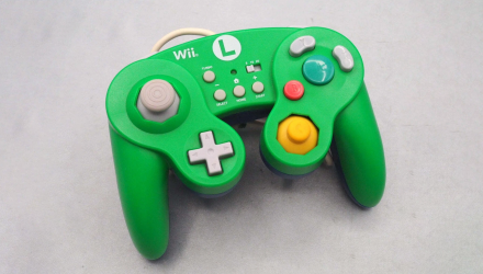 Геймпад Проводной Hori Wii WIU-075/076 Gamecube Controller Luigi Green 1m Б/У - Retromagaz, image 1