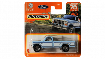 Машинка Большой Город Matchbox 1986 Ford F-150 Highway 1:64 HYC15 Blue - Retromagaz, image 1