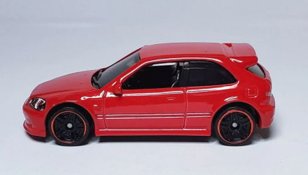 Машинка Базовая Hot Wheels '99 Honda Civic Type R (EK9) Red Edition 1:64 HCY63 Red - Retromagaz, image 3
