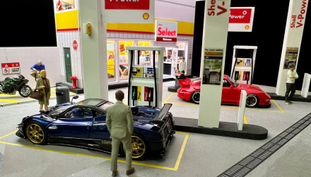 Диорама G-Fans Shell Gas Station 1:64 710035 Black - Retromagaz, image 2
