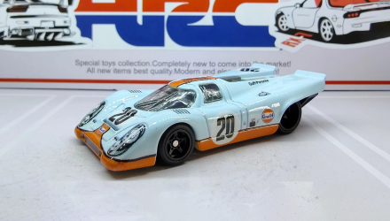 Машинка Premium Hot Wheels Porsche Porsche 917K Vintage Racing Club 1:64 JKF03 Blue - Retromagaz, image 1
