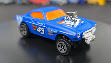 Машинка Базова Hot Wheels Volvo P1800 Gasser Reverse Rake 1:64 HTB92 Blue - Retromagaz, image 5