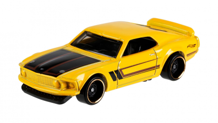 Тематична Машинка Hot Wheels '69 Ford Mustang Boss 302 Detroit Muscle 1:64 FYY10 Yellow - Retromagaz, image 2