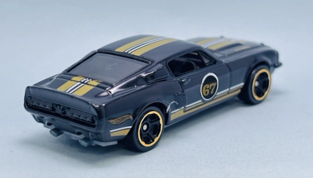 Машинка Базовая Hot Wheels '68 Shelby GT500 Mustang 60th 1:64 JBB94 Black - Retromagaz, image 4