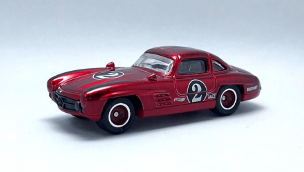 Машинка Базовая Hot Wheels Mercedes-Benz 300 SL Super Treasure Hunt STH Retro Racers 1:64 HKL09 Red - Retromagaz, image 1