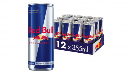Набір Напій Енергетичний 12шт Red Bull 355ml - Retromagaz, image 4