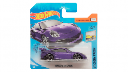 Машинка Базова Hot Wheels Porsche 911 GT3 RS Factory Fresh 1:64 FYC47 Purple - Retromagaz, image 1