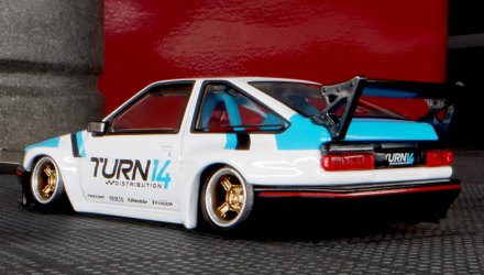 Машинка Premium Hot Wheels Toyota Corolla Levin (AE86) Custom Elite 64 1:64 JCV06 White - Retromagaz, image 1