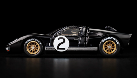 Машинка Premium Hot Wheels Ford GT40 Mk II Red Line Club RLC 1:64 JCP28 Black - Retromagaz, image 4