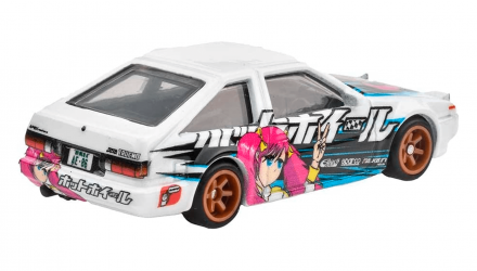 Машинка Premium Hot Wheels Toyota AE86 Sprinter Trueno Mountain Drifters 1:64 HCJ99 White - Retromagaz, image 3