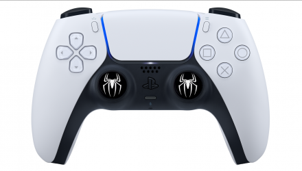 Набор Накладки на Стики 2шт 2шт RMC Spider-Man PlayStation 5 4 3 2 1 Xbox Series One 360 Switch 2 Black White - Retromagaz, image 1