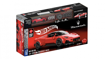 Конструктор Hot Wheels Brick Shop Speed Maserati MC20 250 деталей JFR90 Red - Retromagaz, image 1
