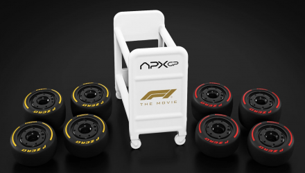 Машинка Premium Hot Wheels F1 The Movie - APXGP 1:64 JMT03 Black - Retromagaz, image 5
