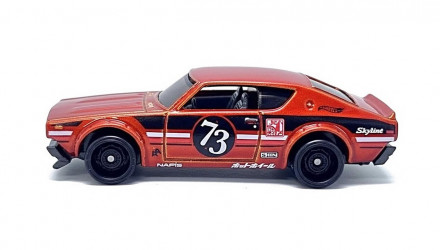 Машинка Базовая Hot Wheels Nissan Skyline 2000 GT-R HW J-Imports 1:64 JJJ50 Orange - Retromagaz, image 2