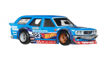Машинка Premium Hot Wheels Mazda RX-3 II Ronin Run 1:64 JBK50 Blue - Retromagaz, image 3
