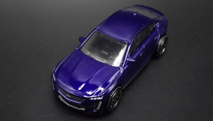 Машинка Большой Город Matchbox 2021 Cadillac CT5-V Roadtrip 1:64 HVN84 Blue - Retromagaz, image 4